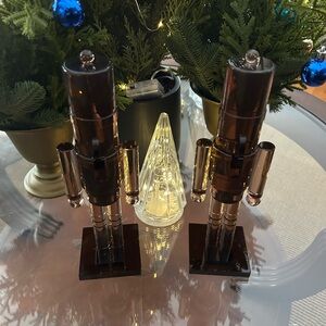 CB2 Festive Acrylic Nutcracker Set *NEW